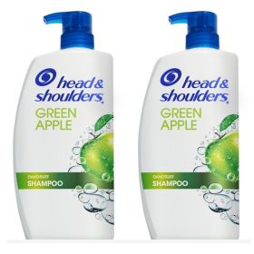 Head & Shoulders Dandruff Shampoo;  Green Apple;  32.1 fl oz;  2 Pack